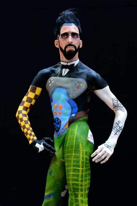 body paint men